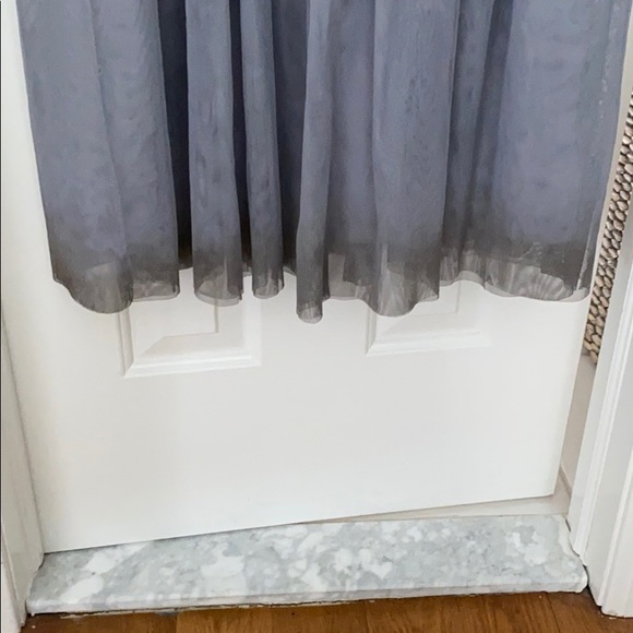 Adrianna Papell Blue gray beaded dress - Picture 2 of 6